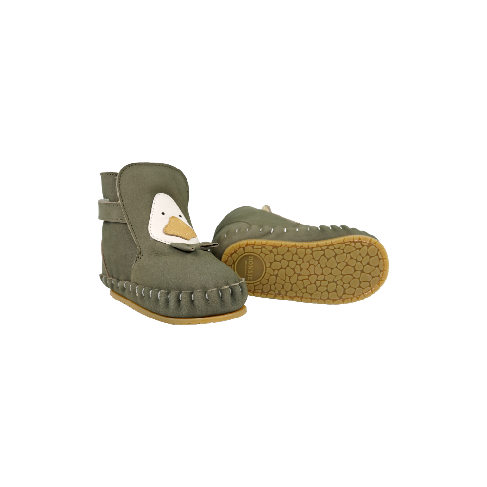 Junus babysko - Gås, Stone Nubuck | Donsje