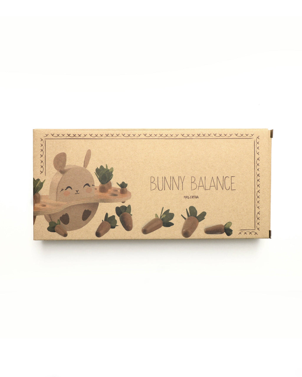 Wooden balancing toy - Bunny Balance | Mrs. Ertha