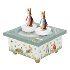 Musical box with dancing Peter Rabbit - Green | Trousselier
