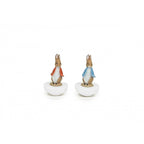 Musical box with dancing Peter Rabbit - Green | Trousselier