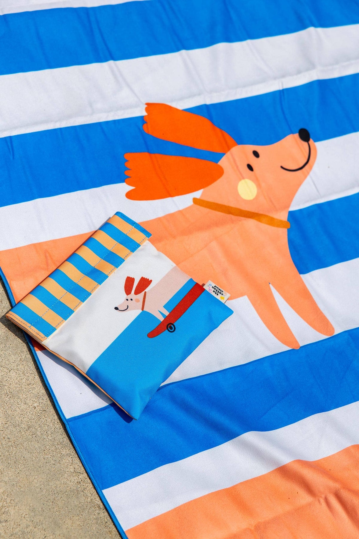 Lunch Bag Blue - Woof Gang | The Cotton Cloud