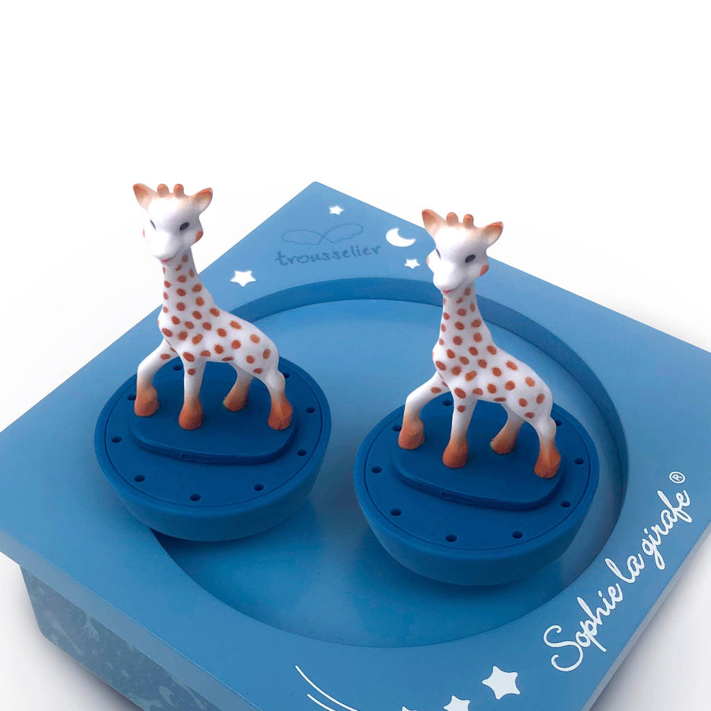 Spilledåse med dansende Sophie la Girafe - Blå | Trousselier