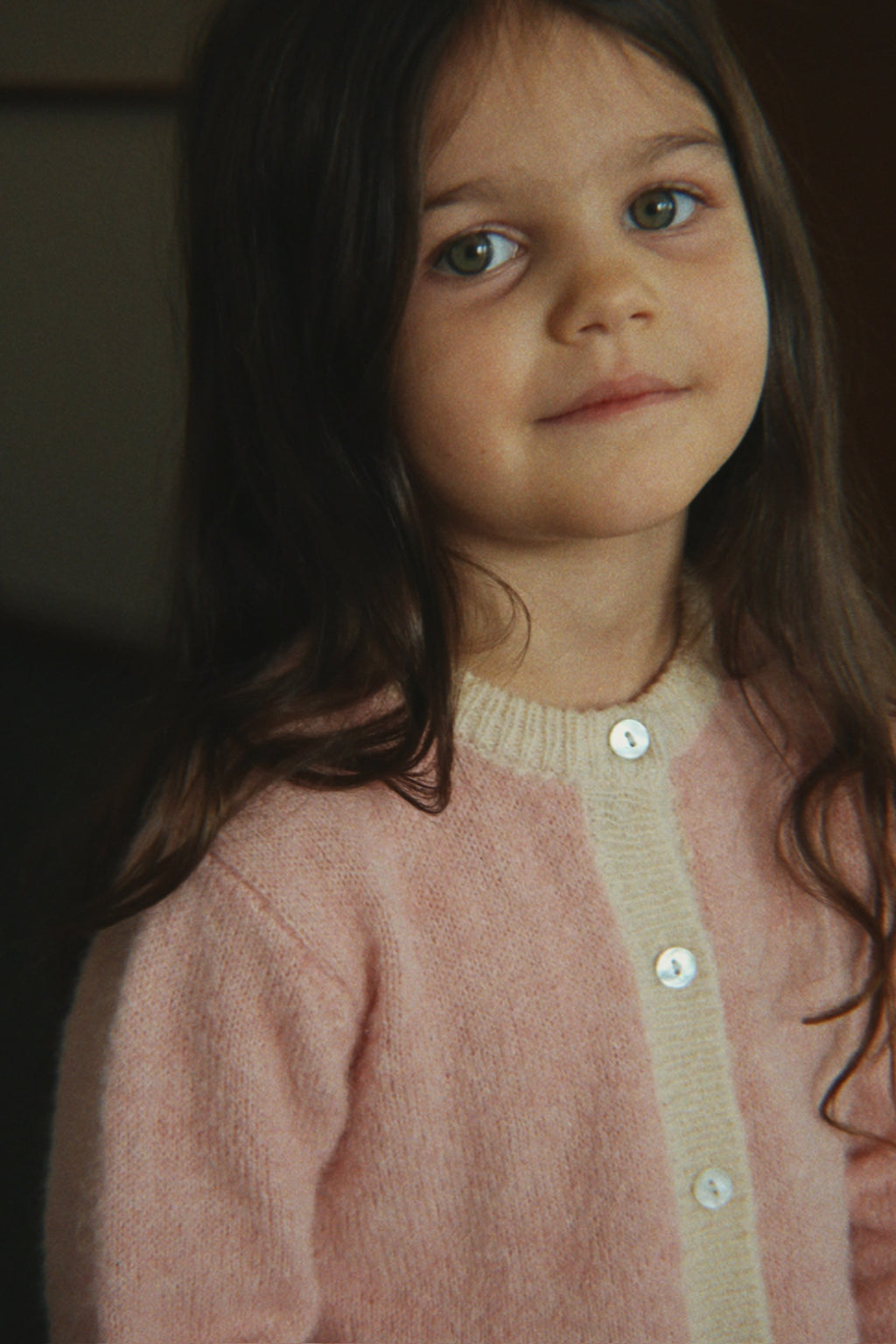 Kitty cardigan - Sølv/Rosa | Konges Sløjd