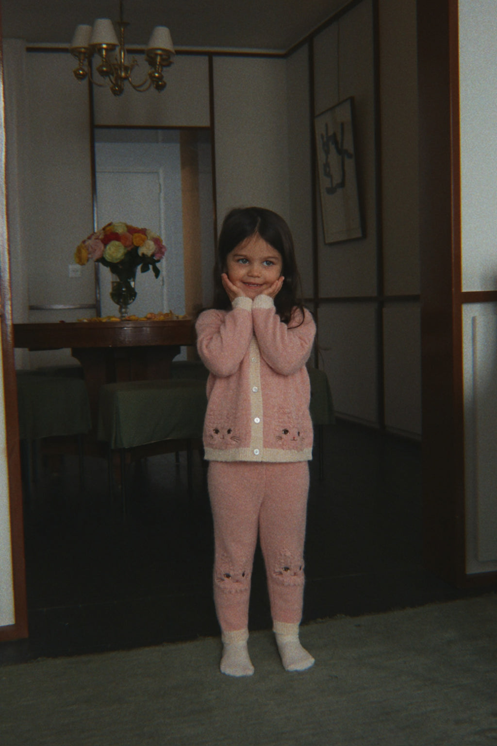 Kitty cardigan - Sølv/Rosa | Konges Sløjd