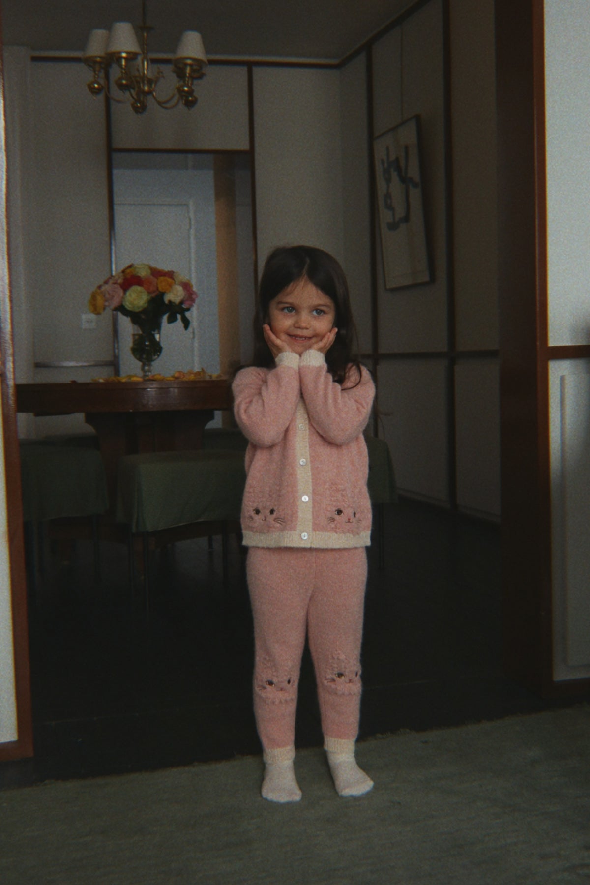 Kitty cardigan - Sølv/Rosa | Konges Sløjd