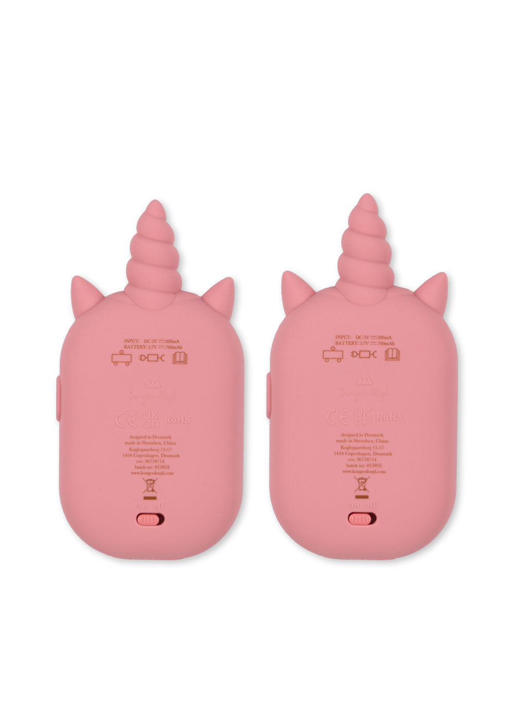 Walkie Talkie - Glitter Enhjørning, Rosa (Sparkling Pink) | Konges Sløjd