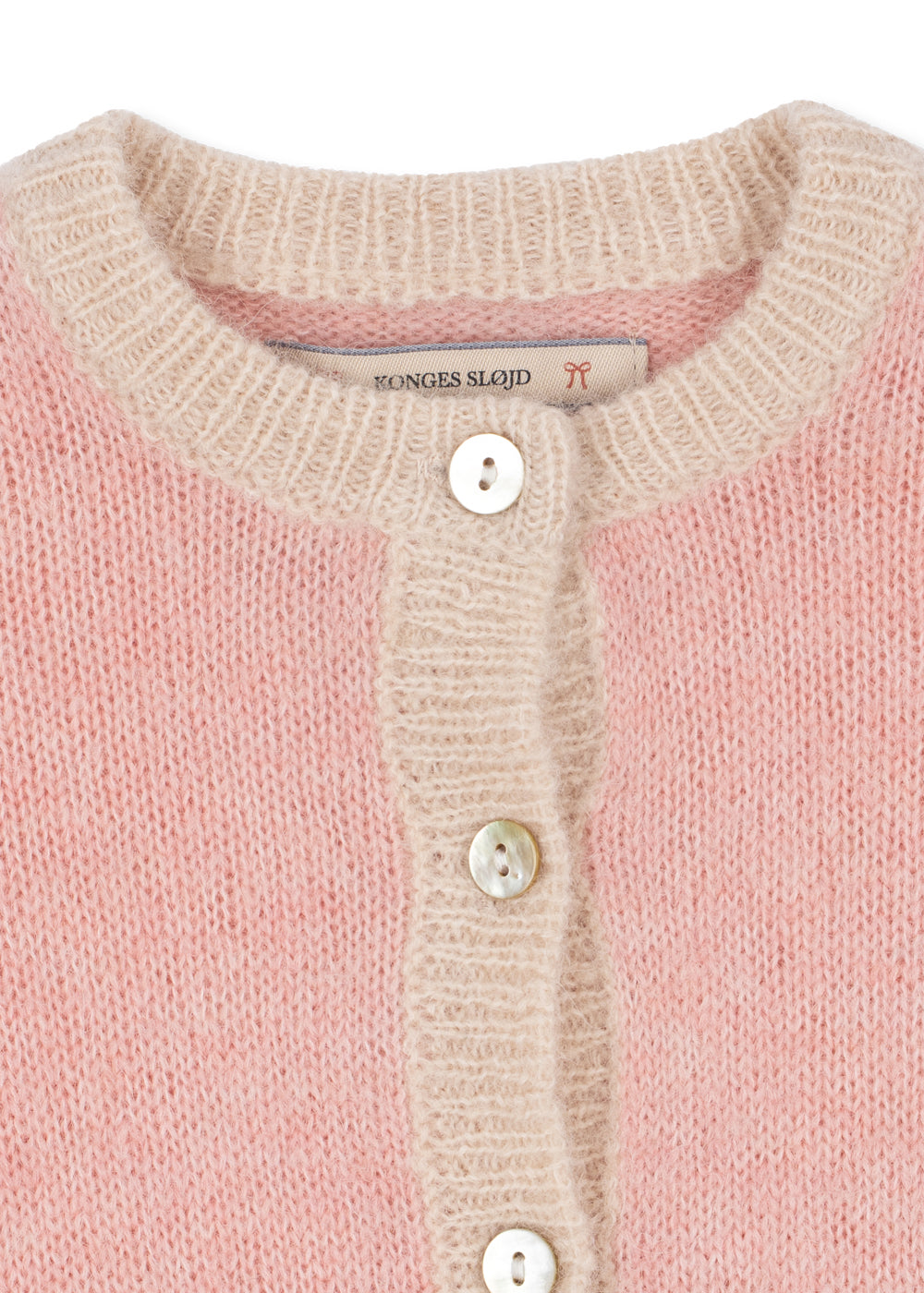 Kitty cardigan - Sølv/Rosa | Konges Sløjd
