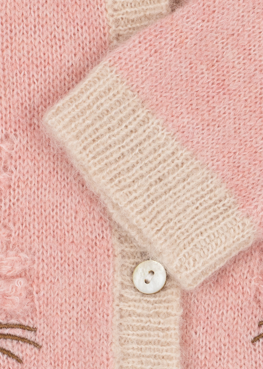 Kitty cardigan - Sølv/Rosa | Konges Sløjd