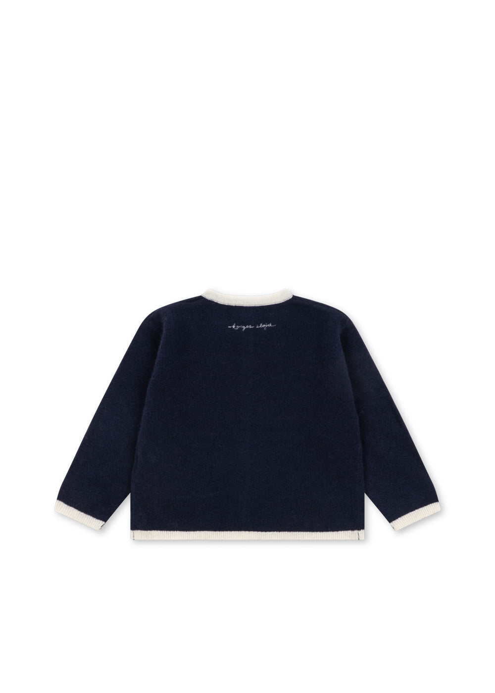 Wool Cardigan - Alette, Dark Blue (Navy Blazer) | Konges Sløjd