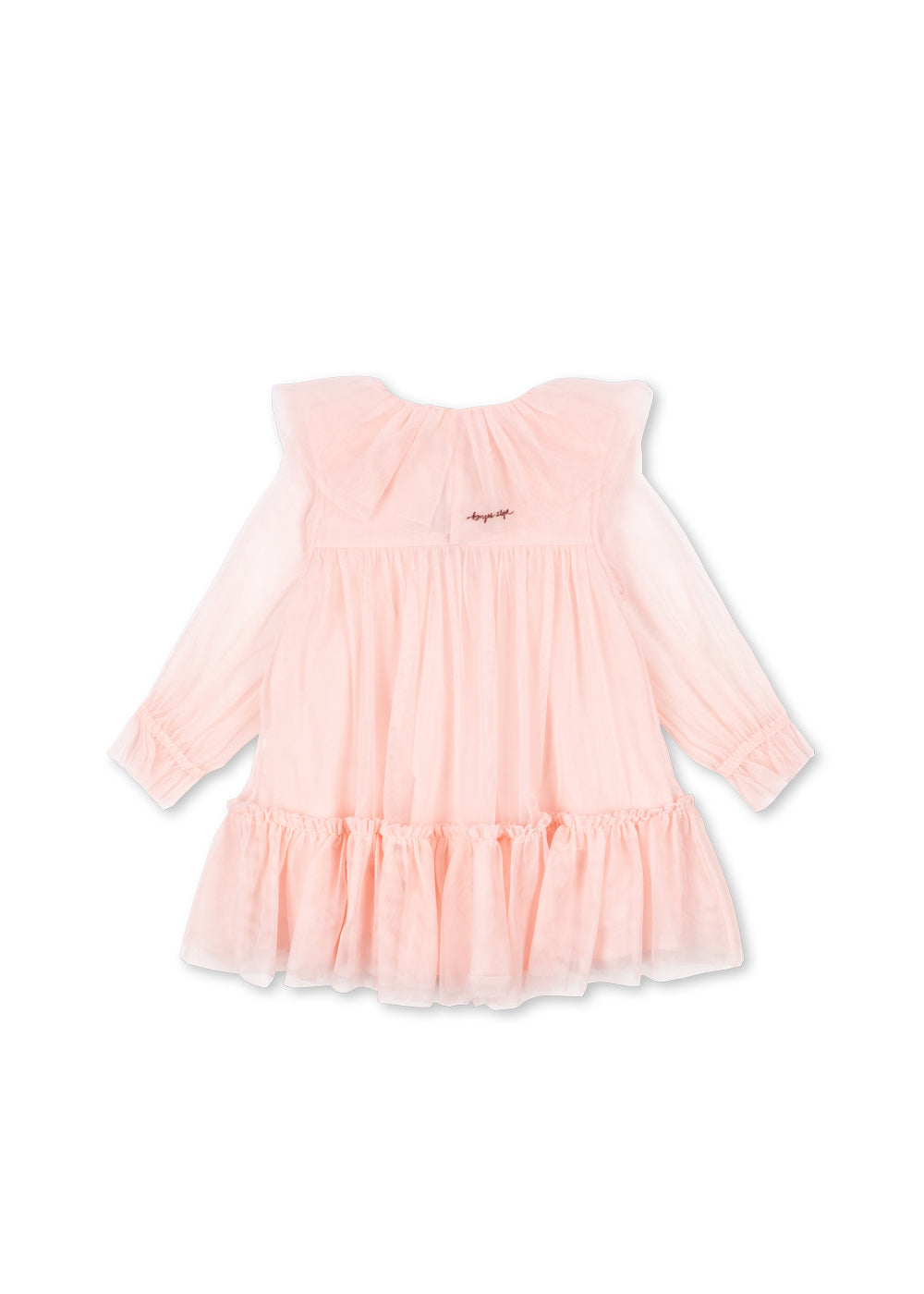 Tulle dress - Bow, Pink (Creole Pink) | Konges Sløjd