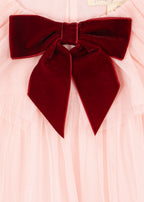 Tulle dress - Bow, Pink (Creole Pink) | Konges Sløjd