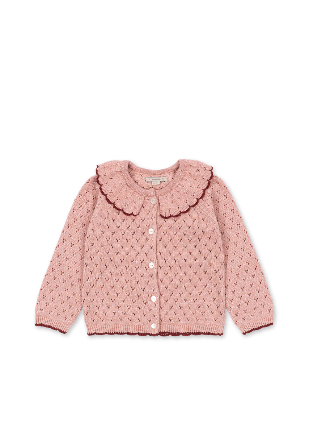 Strikket cardigan - Holiday, Rosa (Mellow Rose) | Konges Sløjd