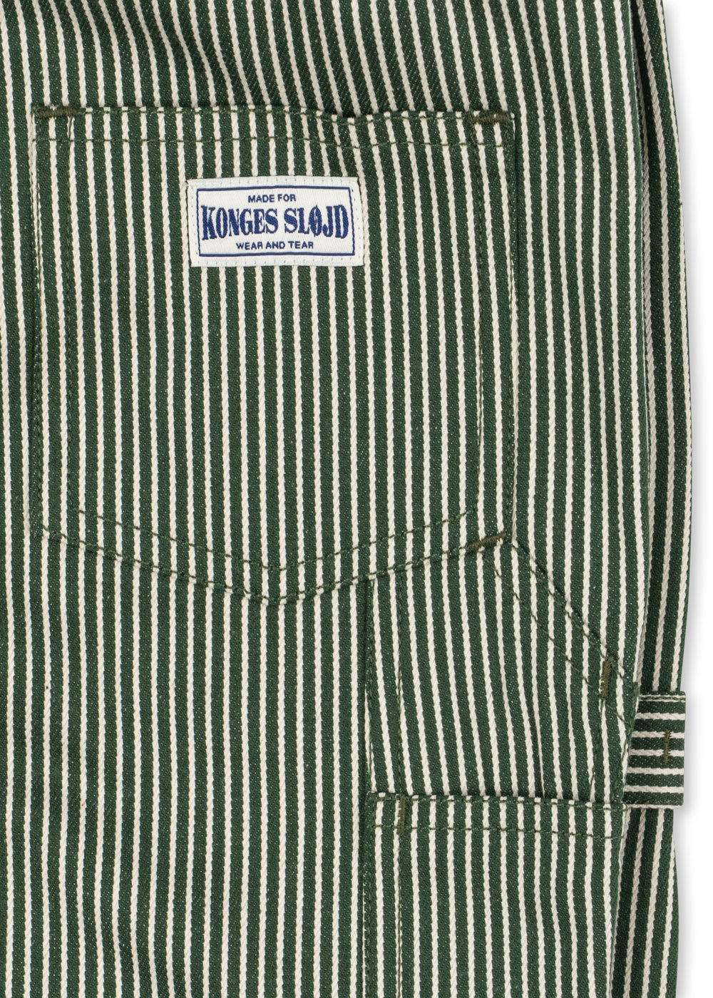 Bukse - Luc, Grønnstripet (Milk Verte Stripe) | Konges Sløjd