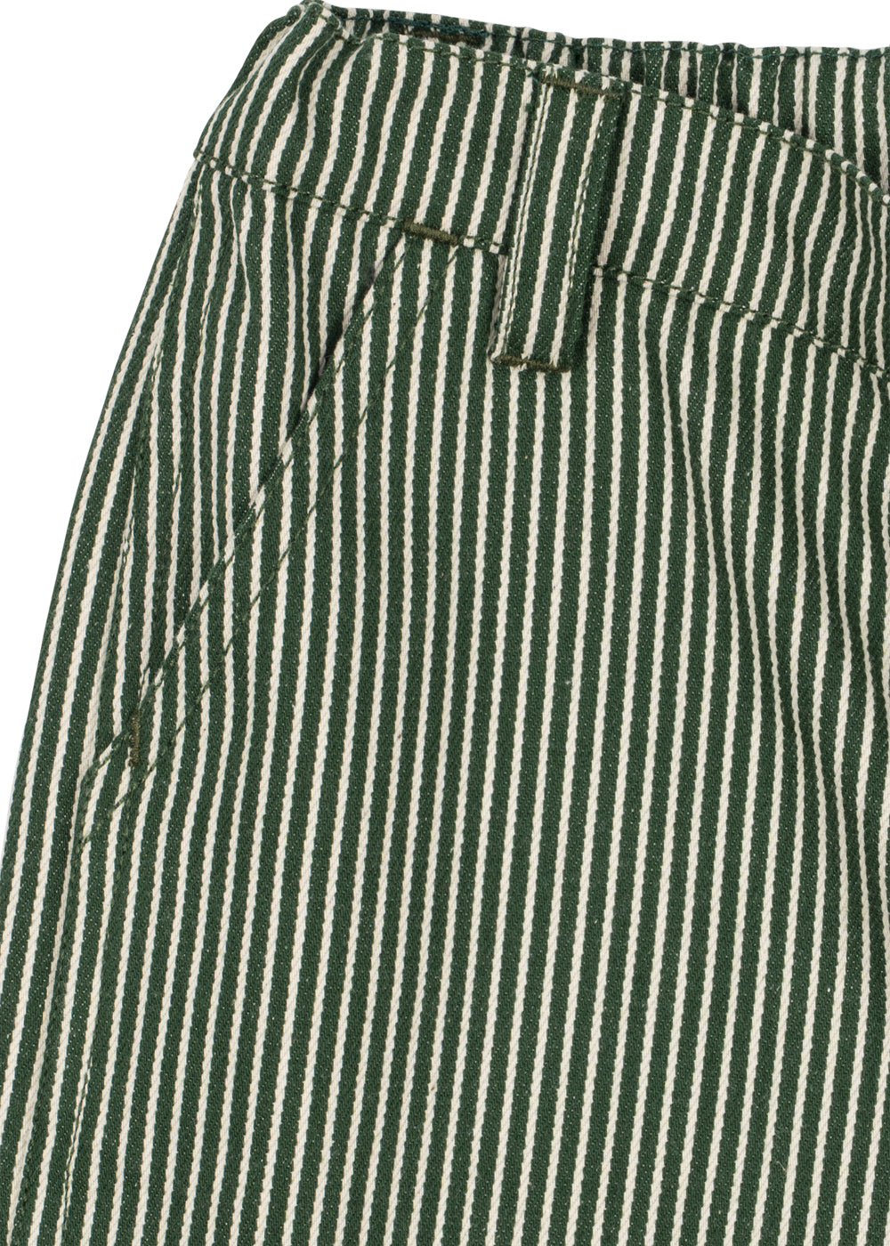 Bukse - Luc, Grønnstripet (Milk Verte Stripe) | Konges Sløjd