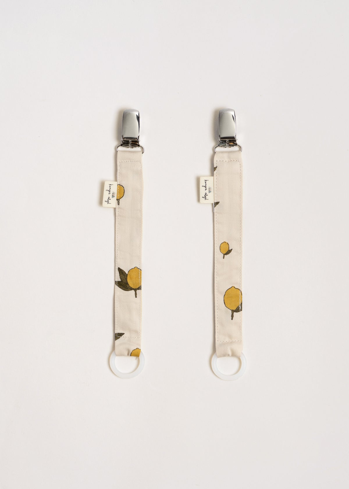 2 Pack Pacifier Strap - Sitron | Konges Sløjd